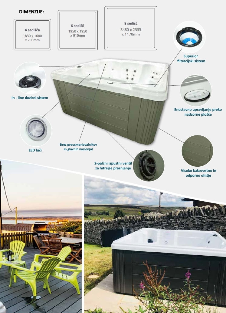 Holiday Spas masažni bazeni